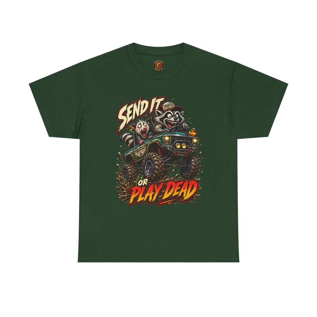 T-Shirt — 'Send It or Play Dead' Off‑Road Truck Graphic Tee