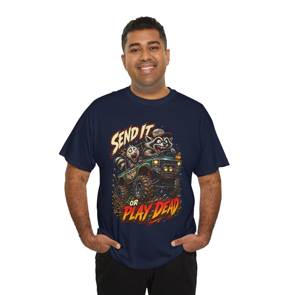 T-Shirt — 'Send It or Play Dead' Off‑Road Truck Graphic Tee