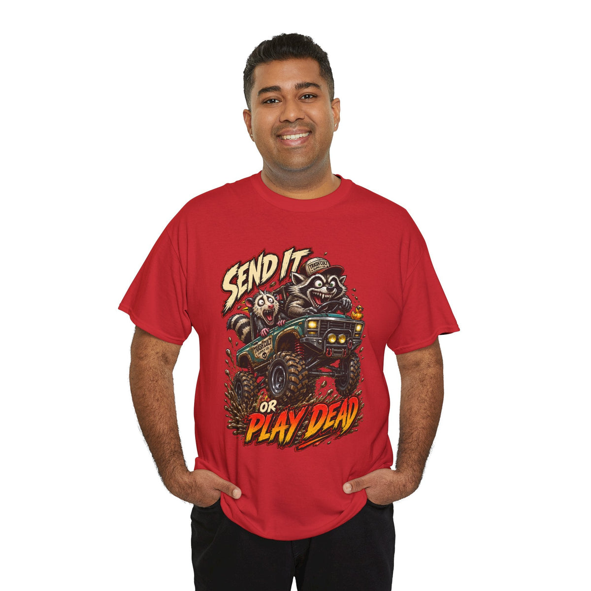T-Shirt — 'Send It or Play Dead' Off‑Road Truck Graphic Tee