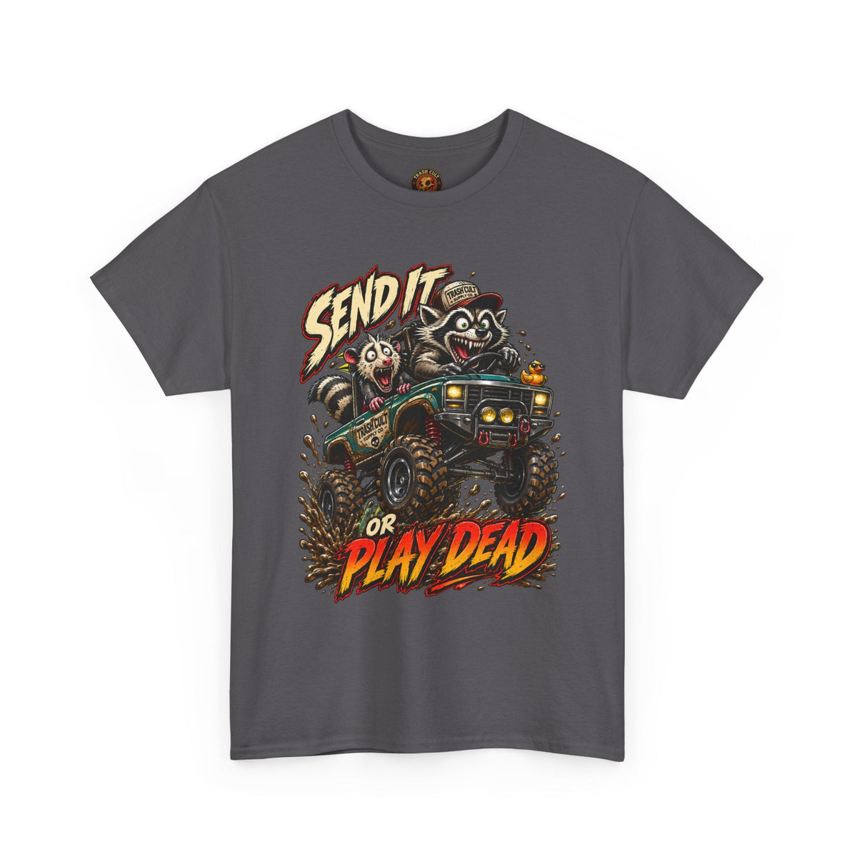 T-Shirt — 'Send It or Play Dead' Off‑Road Truck Graphic Tee