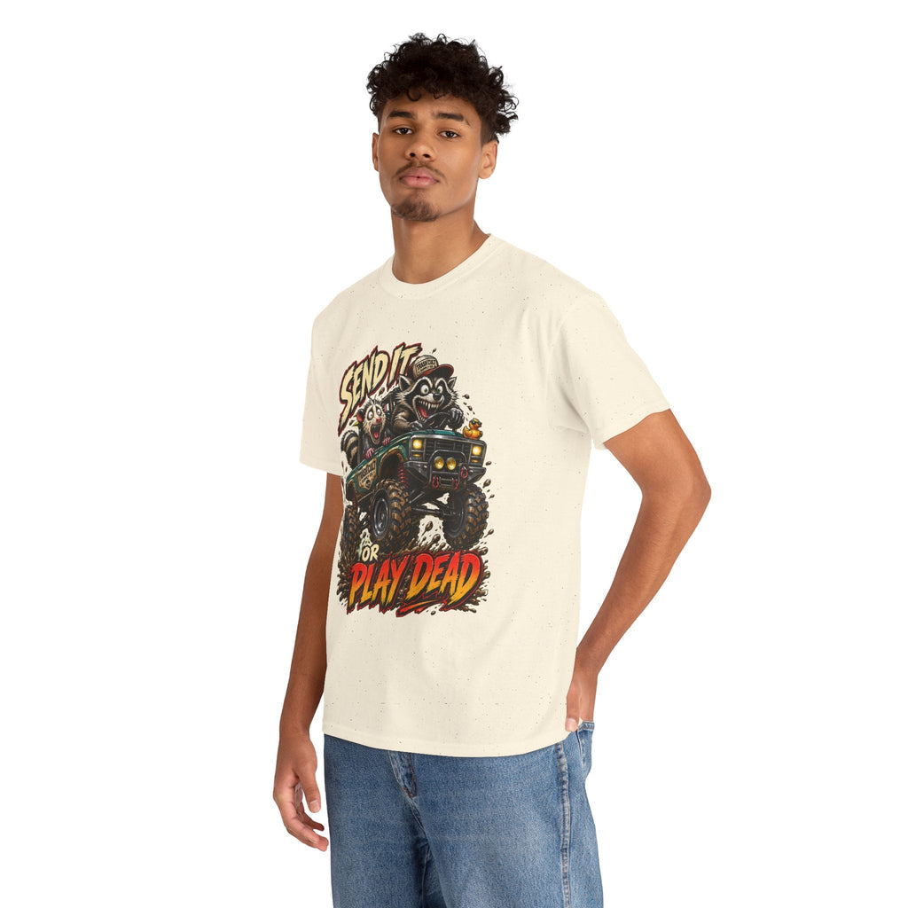 T-Shirt — 'Send It or Play Dead' Off‑Road Truck Graphic Tee