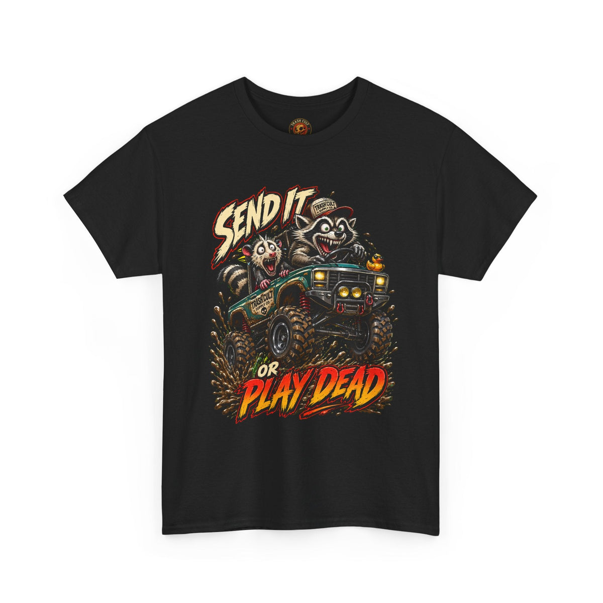 T-Shirt — 'Send It or Play Dead' Off‑Road Truck Graphic Tee