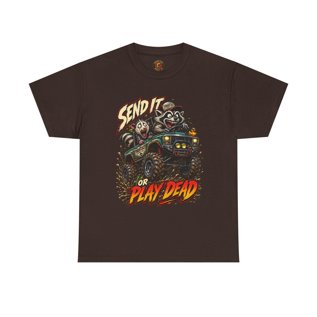 T-Shirt — 'Send It or Play Dead' Off‑Road Truck Graphic Tee
