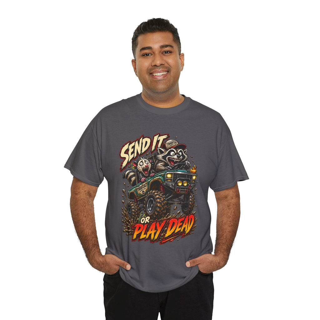 T-Shirt — 'Send It or Play Dead' Off‑Road Truck Graphic Tee