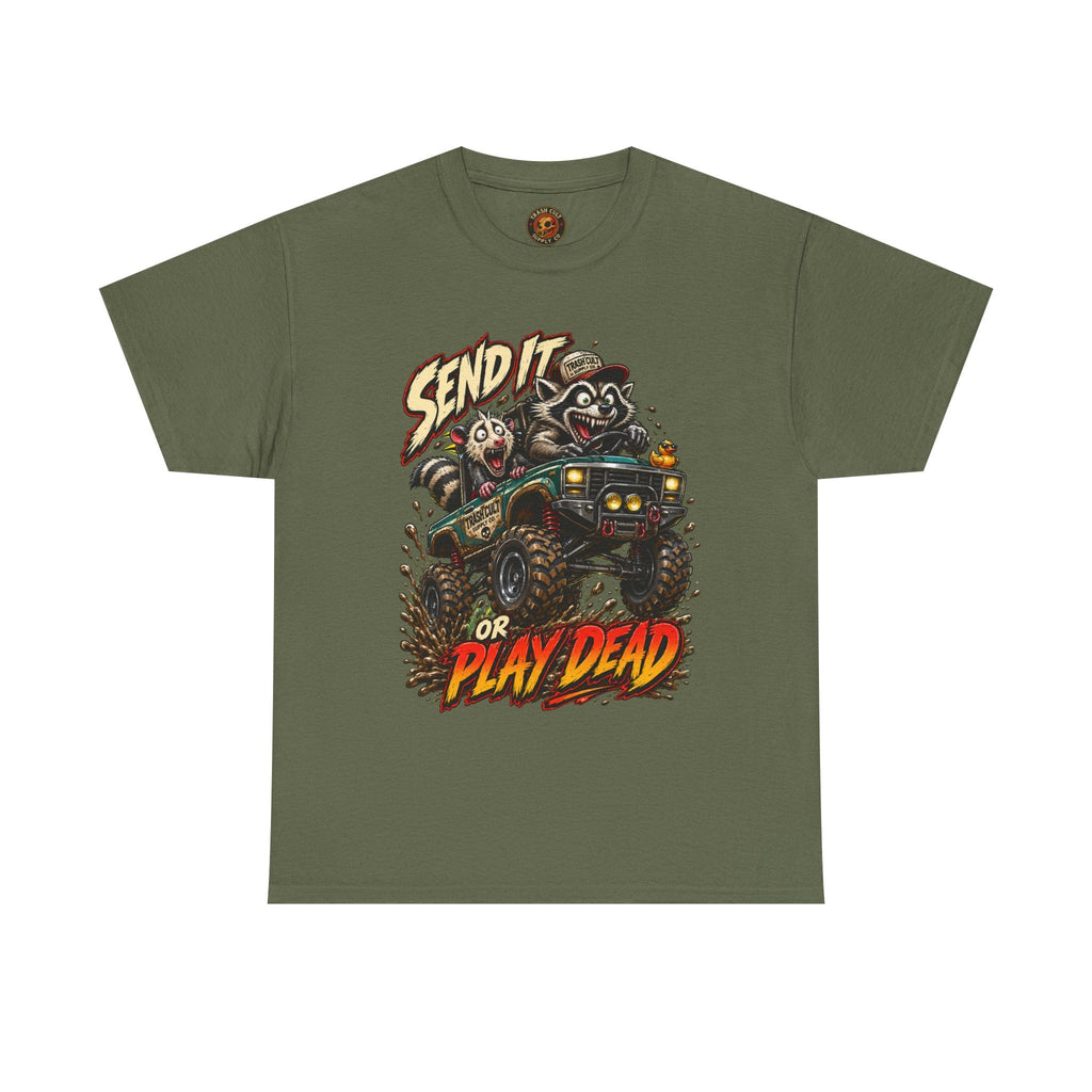 T-Shirt — 'Send It or Play Dead' Off‑Road Truck Graphic Tee
