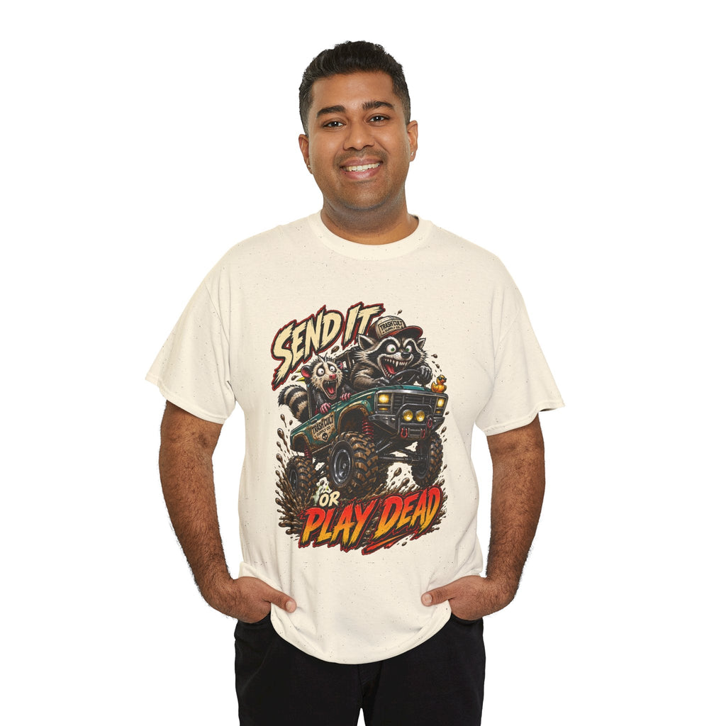 T-Shirt — 'Send It or Play Dead' Off‑Road Truck Graphic Tee