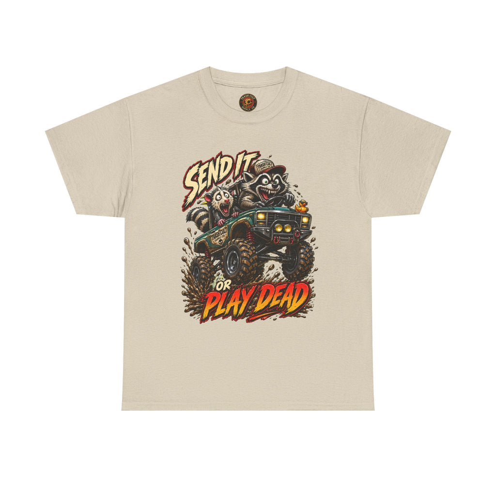 T-Shirt — 'Send It or Play Dead' Off‑Road Truck Graphic Tee
