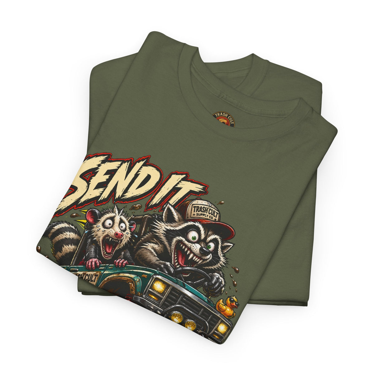 T-Shirt — 'Send It or Play Dead' Off‑Road Truck Graphic Tee