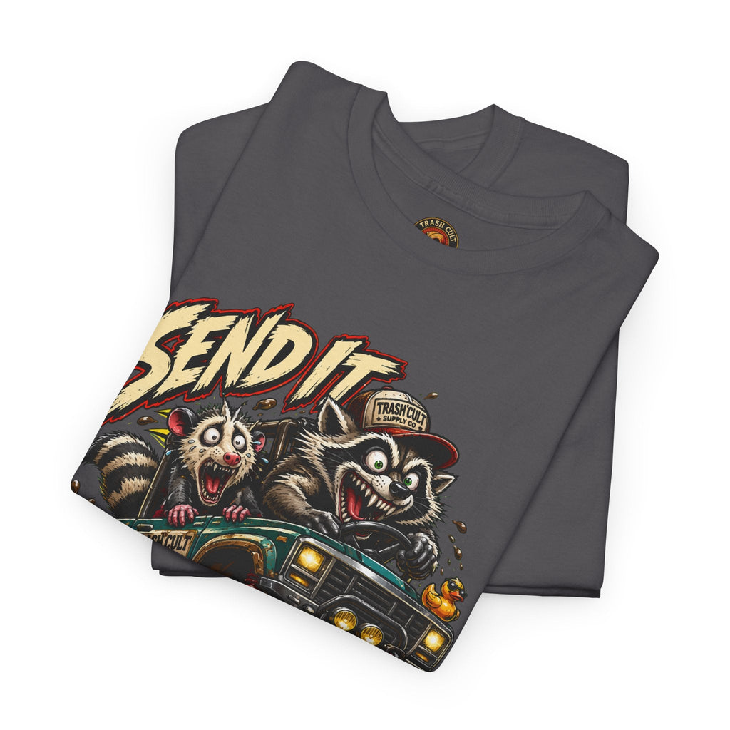 T-Shirt — 'Send It or Play Dead' Off‑Road Truck Graphic Tee