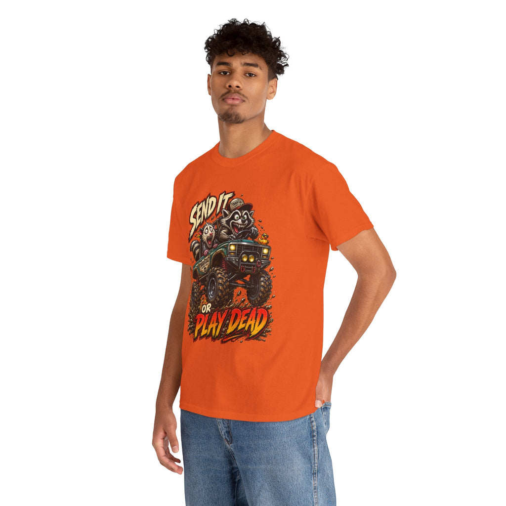 T-Shirt — 'Send It or Play Dead' Off‑Road Truck Graphic Tee