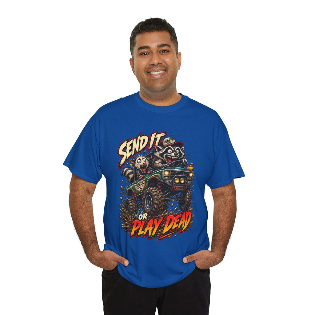 T-Shirt — 'Send It or Play Dead' Off‑Road Truck Graphic Tee