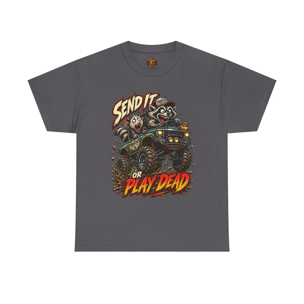 T-Shirt — 'Send It or Play Dead' Off‑Road Truck Graphic Tee
