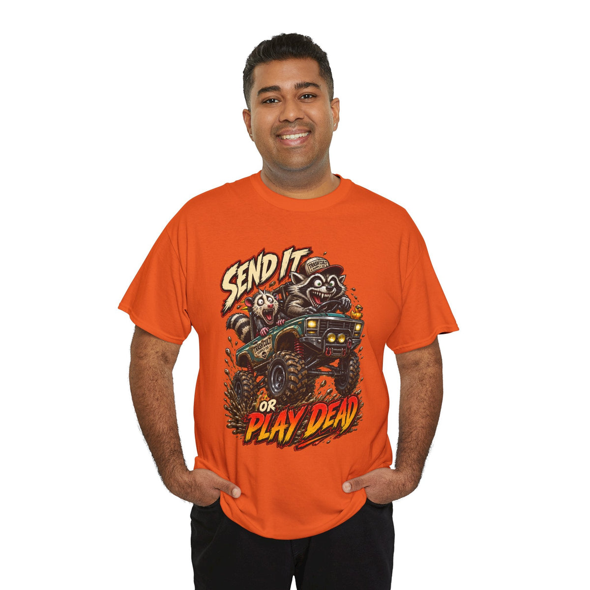 T-Shirt — 'Send It or Play Dead' Off‑Road Truck Graphic Tee