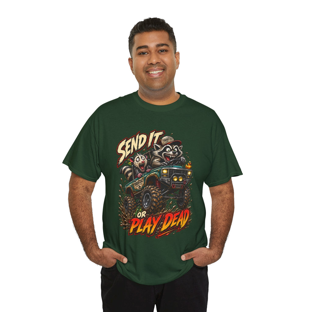 T-Shirt — 'Send It or Play Dead' Off‑Road Truck Graphic Tee