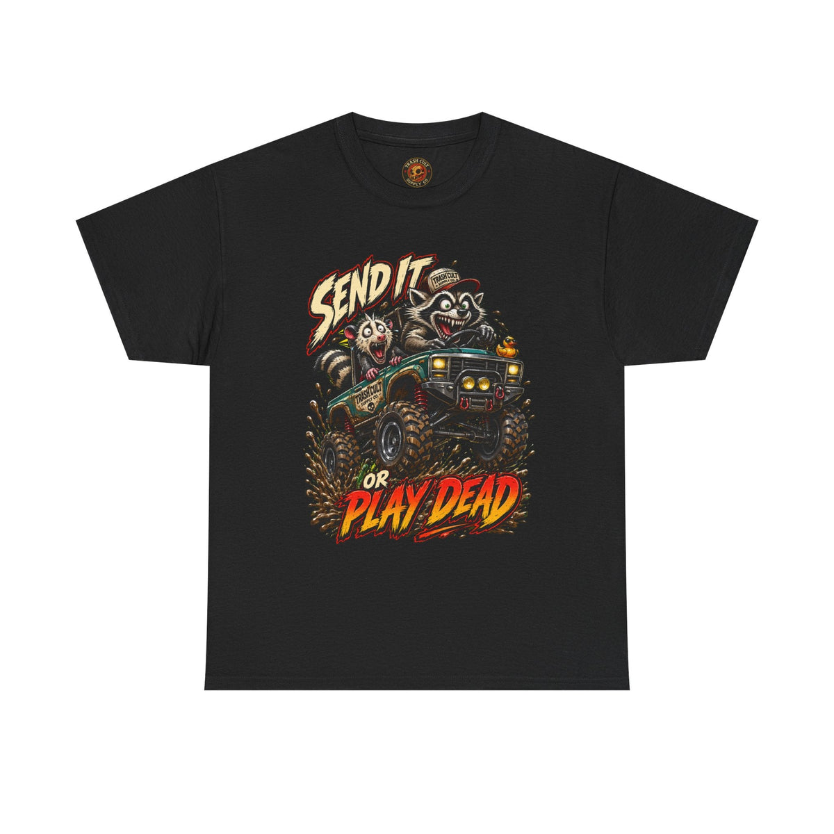 T-Shirt — 'Send It or Play Dead' Off‑Road Truck Graphic Tee