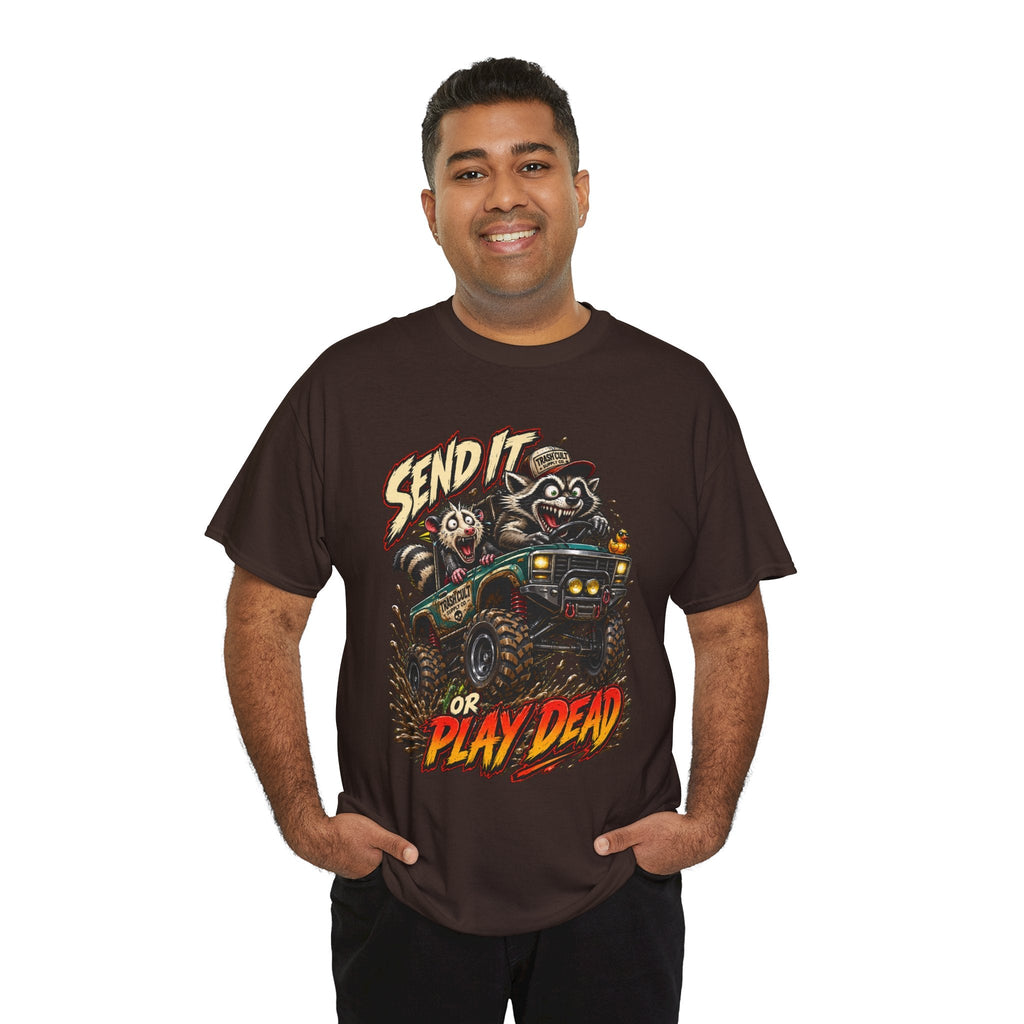 T-Shirt — 'Send It or Play Dead' Off‑Road Truck Graphic Tee