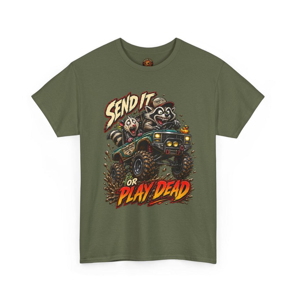 T-Shirt — 'Send It or Play Dead' Off‑Road Truck Graphic Tee