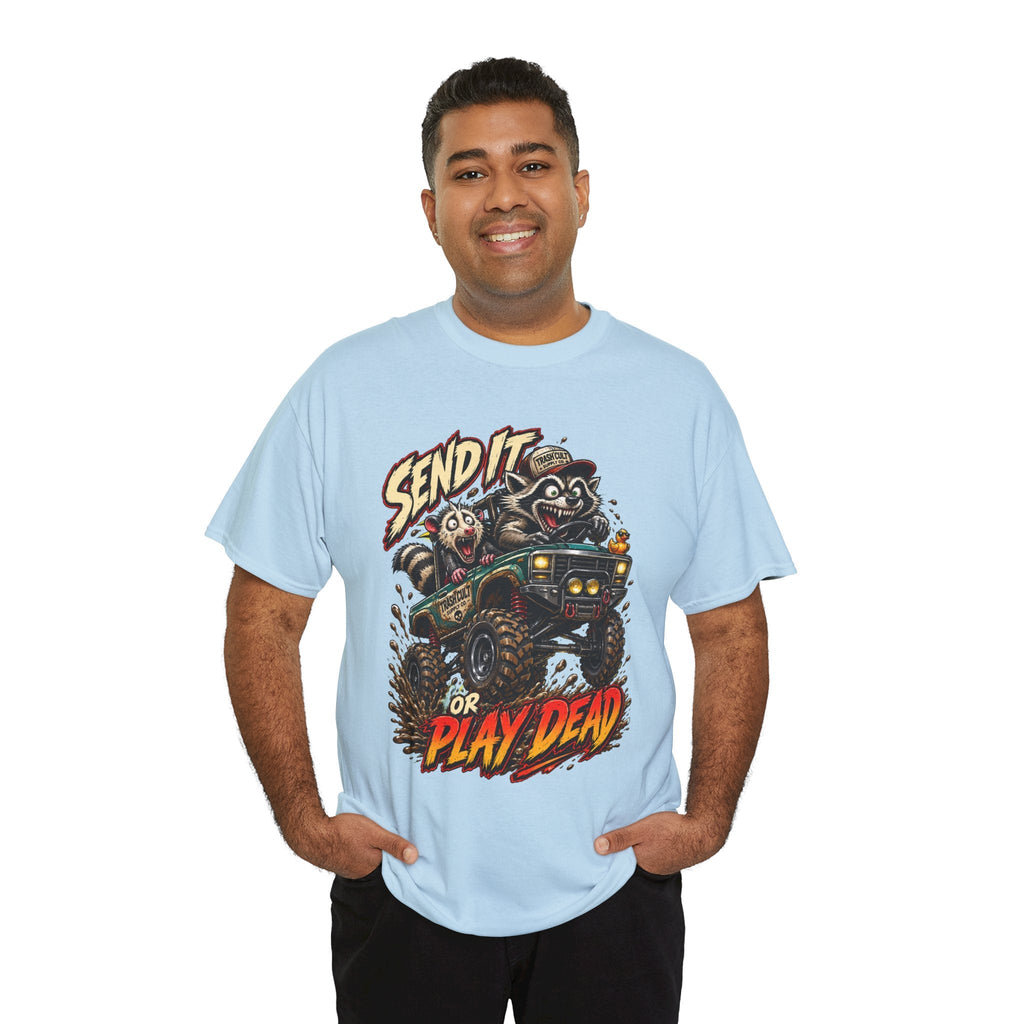 T-Shirt — 'Send It or Play Dead' Off‑Road Truck Graphic Tee