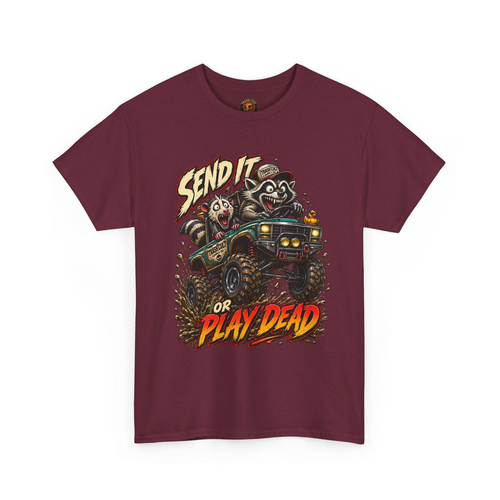 T-Shirt — 'Send It or Play Dead' Off‑Road Truck Graphic Tee