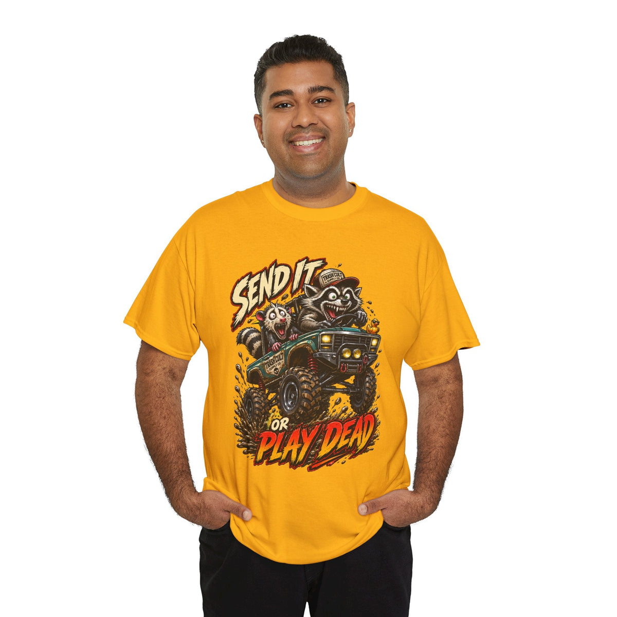T-Shirt — 'Send It or Play Dead' Off‑Road Truck Graphic Tee