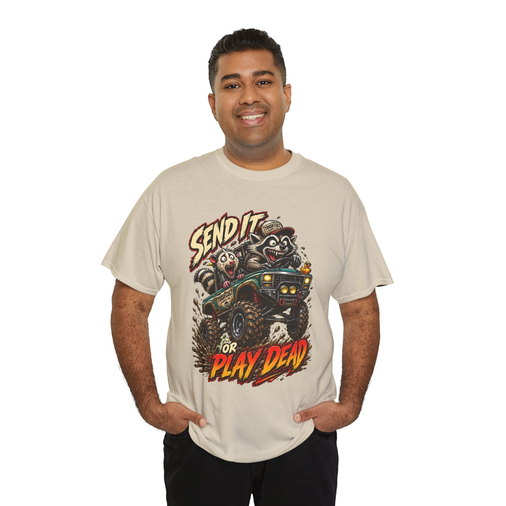 T-Shirt — 'Send It or Play Dead' Off‑Road Truck Graphic Tee