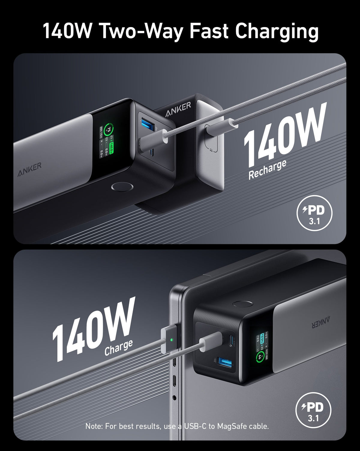 Anker 737 Power Bank (PowerCore 24K) - ATE