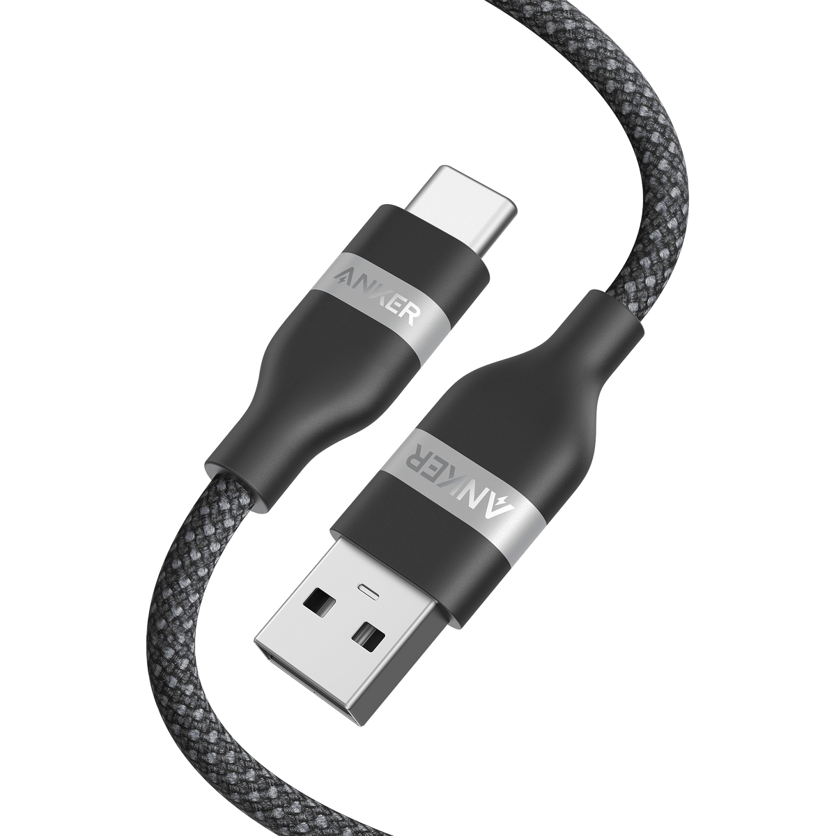 Anker USB-A to USB-C Cable (3 ft / 6 ft, Upcycled-Braided) - ATE