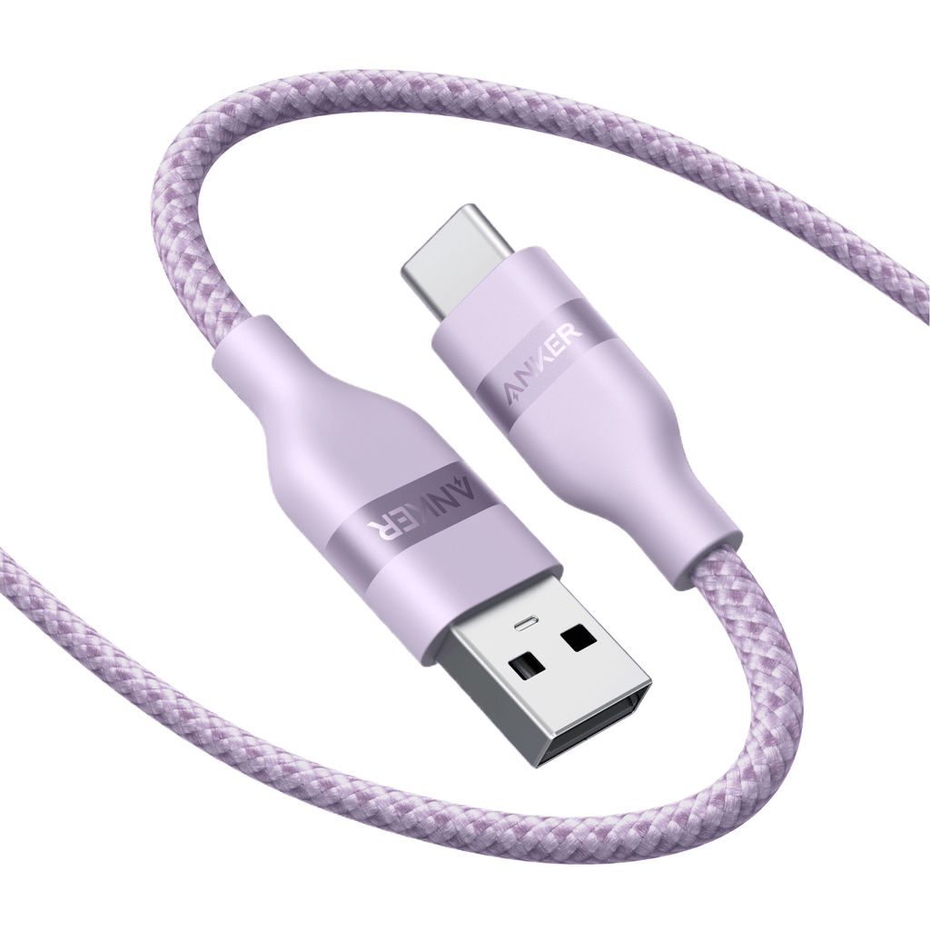 Anker USB-A to USB-C Cable (3 ft / 6 ft, Upcycled-Braided) - ATE