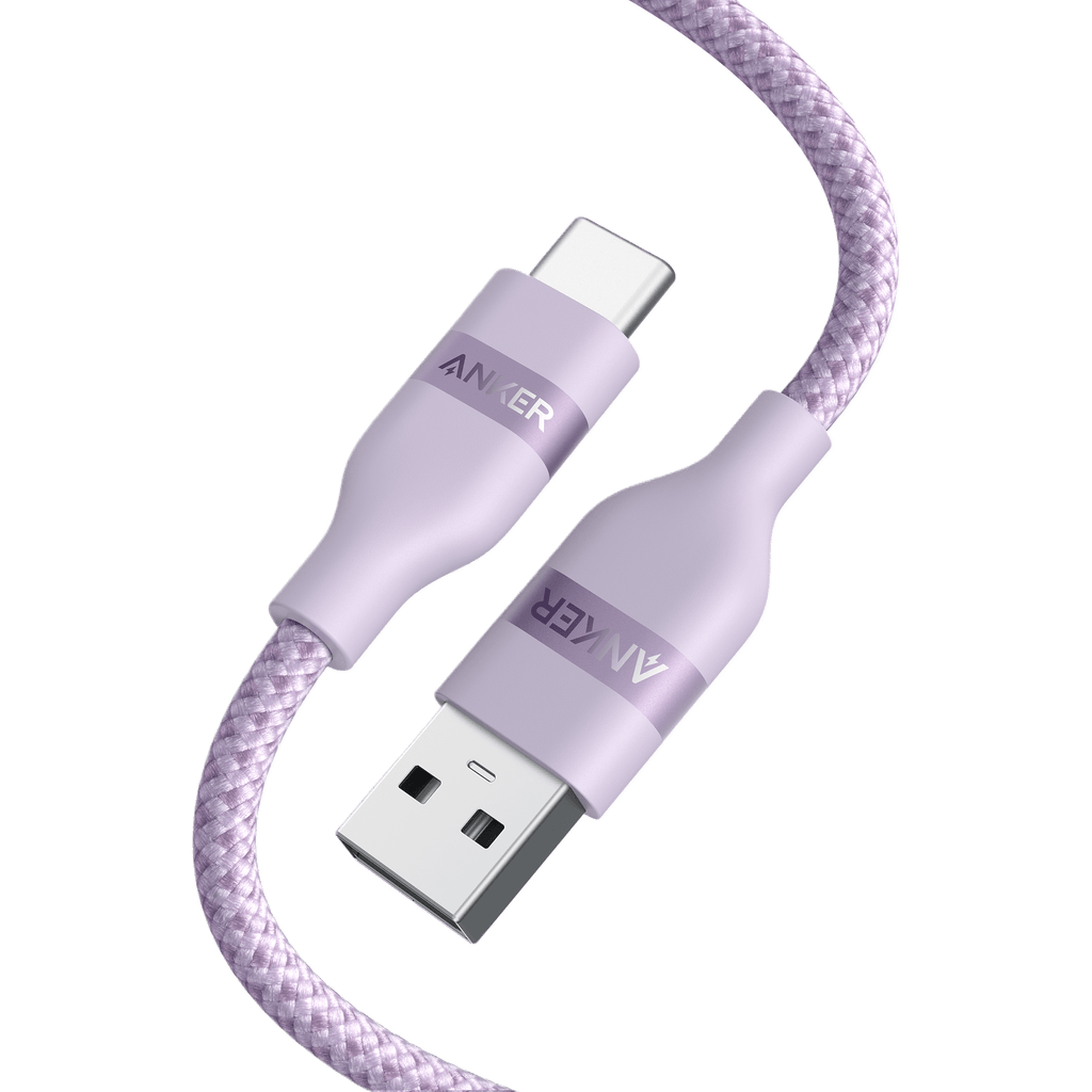 Anker USB-A to USB-C Cable (3 ft / 6 ft, Upcycled-Braided) - ATE