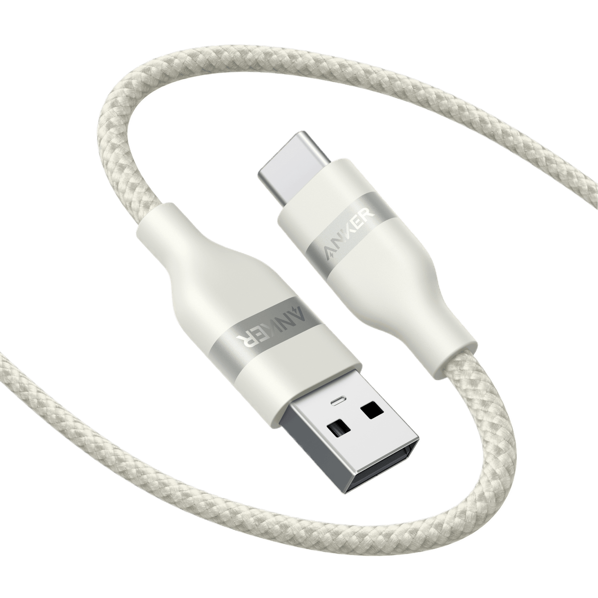 Anker USB-A to USB-C Cable (3 ft / 6 ft, Upcycled-Braided) - ATE