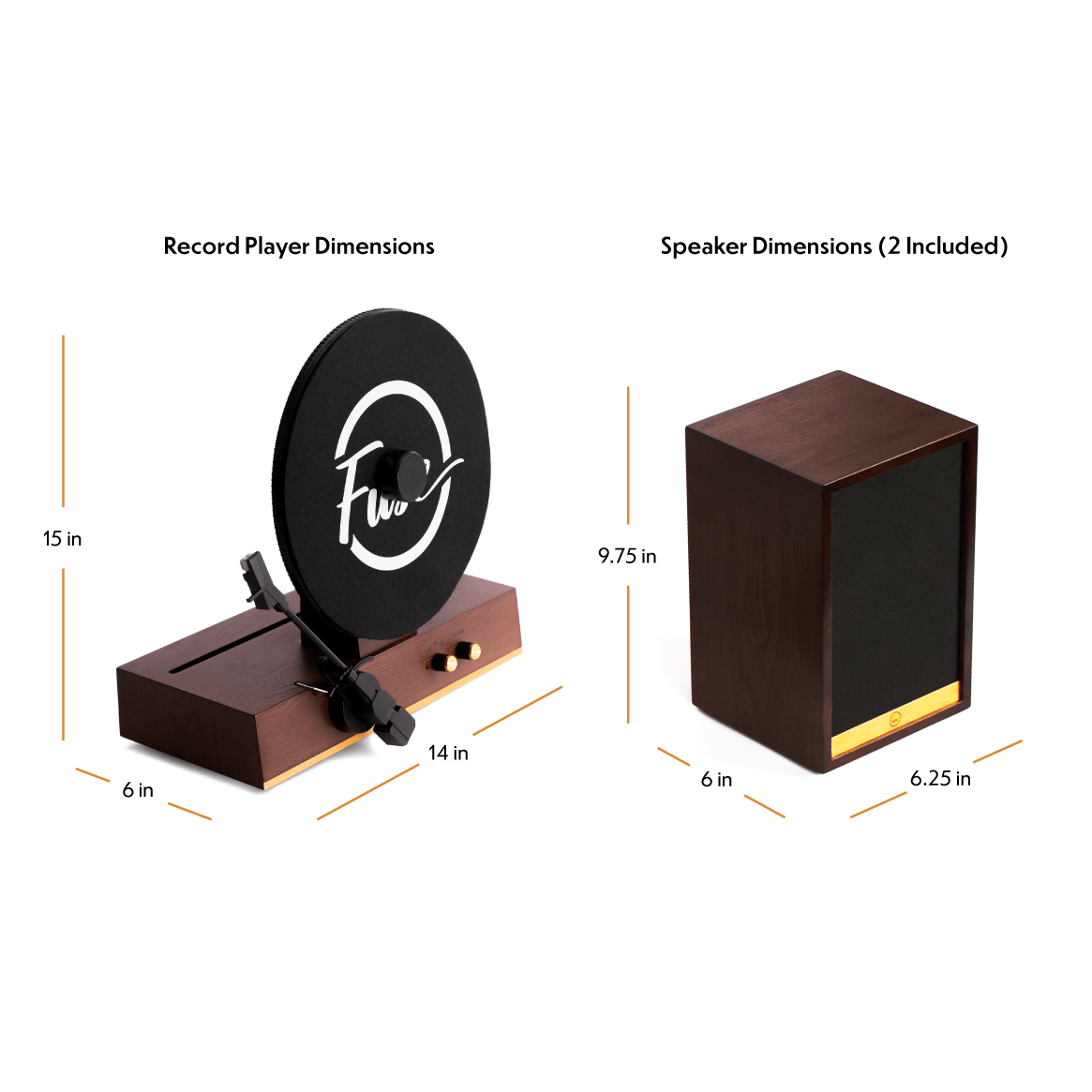 Fuse Audio GLD Vertical Vinyl Record Player - ATE
