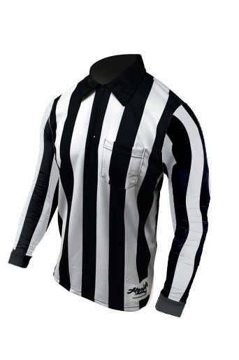 Honig's 2" Stripe Long Sleeve Jersey With Position/number Placket on Back. - ATE