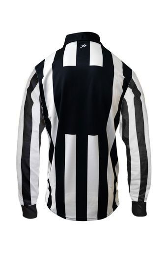 Honig's 2" Stripe Long Sleeve Jersey With Position/number Placket on Back. - ATE