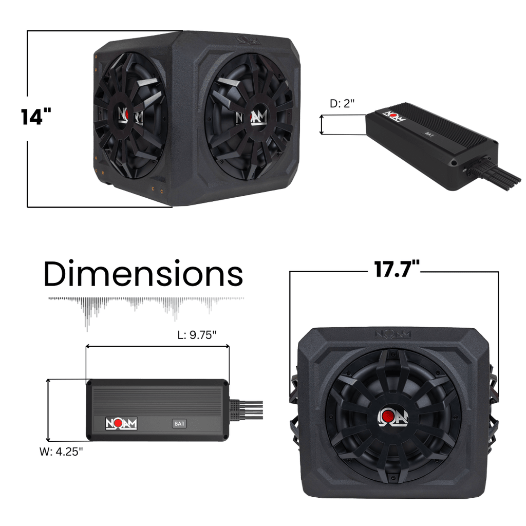 N10SB - Sub + Amp | Marine - ATE