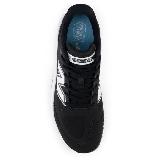 New Balance 3000v7 Turf Shoe - Black/White - ATE