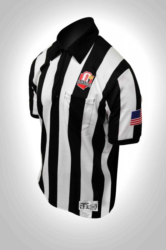 Ohio High School Athletic Assoc [OHSAA] Sublimated 2.25" Short Sleeve Ultra Tech Football Shirt - ATE