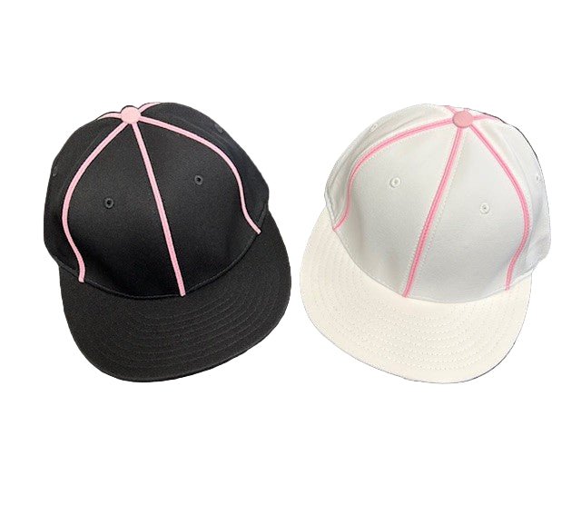 Richardson Flex-Fit Football/Lacrosse Officials Hat With Pink Piping - ATE